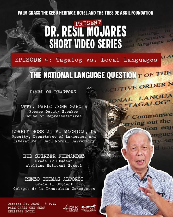 Forum to tackle Mojares’ views on Tagalog and local languages
