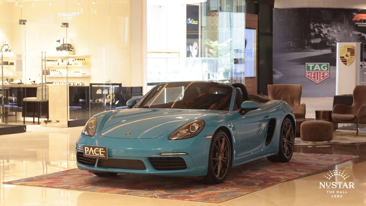 Porsche on display at The Mall of Nustar Cebu